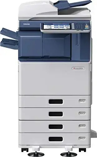 دستگاه کپی چند منظوره رنگی Toshiba E-Studio 5540c A3 - 55 صفحه در دقیقه ، کپی ، چاپ ، اسکن ، شبکه ، 2 سینی (تأیید شده و مرمت شده)